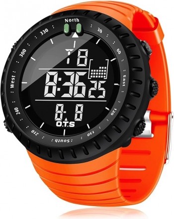 PALADA Men's Digital Sports Watch Waterproof Tactical Watch with LED Backlight Watch for Men