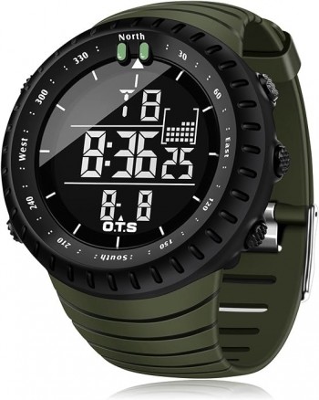 PALADA Men's Digital Sports Watch Waterproof Tactical Watch with LED Backlight Watch for Men