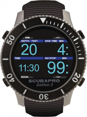 SCUBAPRO G3 Wrist Dive Computer w/Transmitter Smart + Pro
